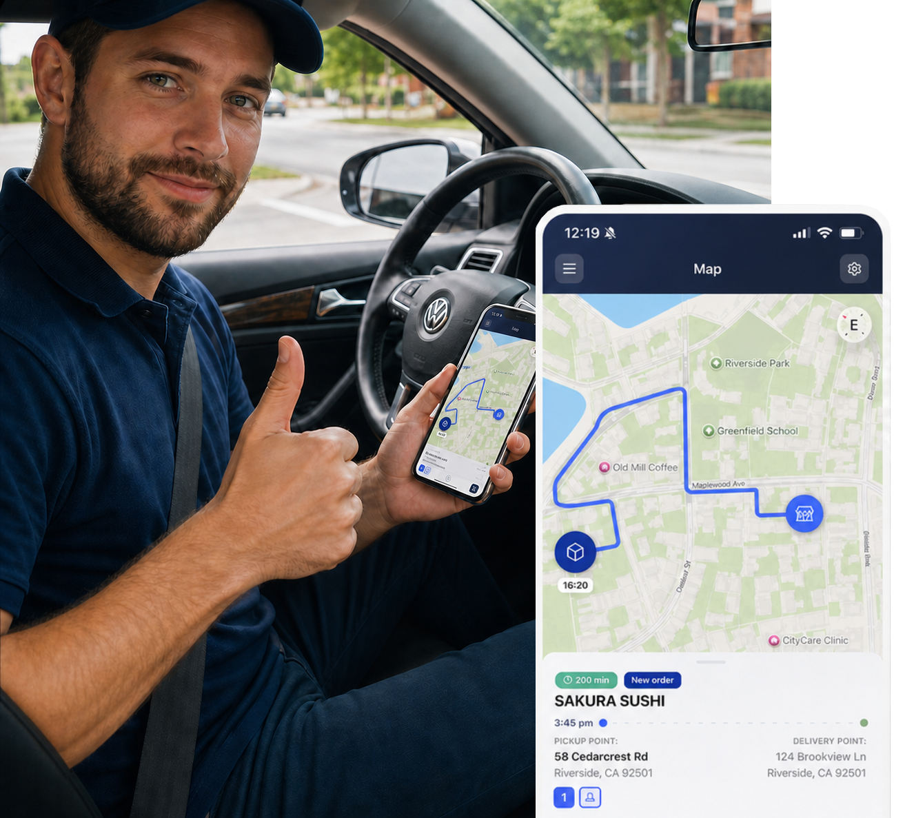 Deliver 30% faster with real-time order updates